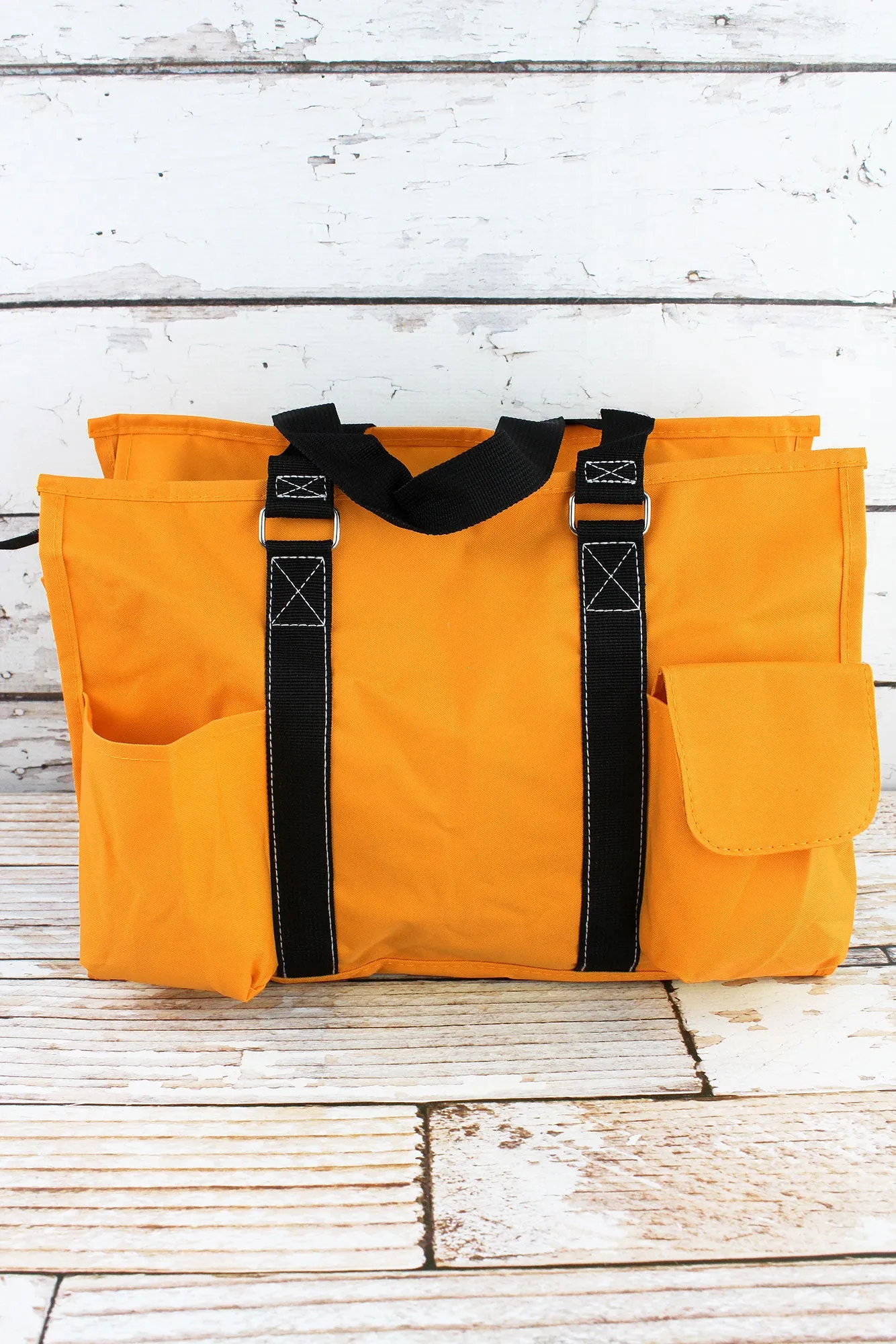 Softball Laces Utility Tote with Black Trim