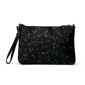 Starry Night Rainbow Galaxy Crossbody Bag