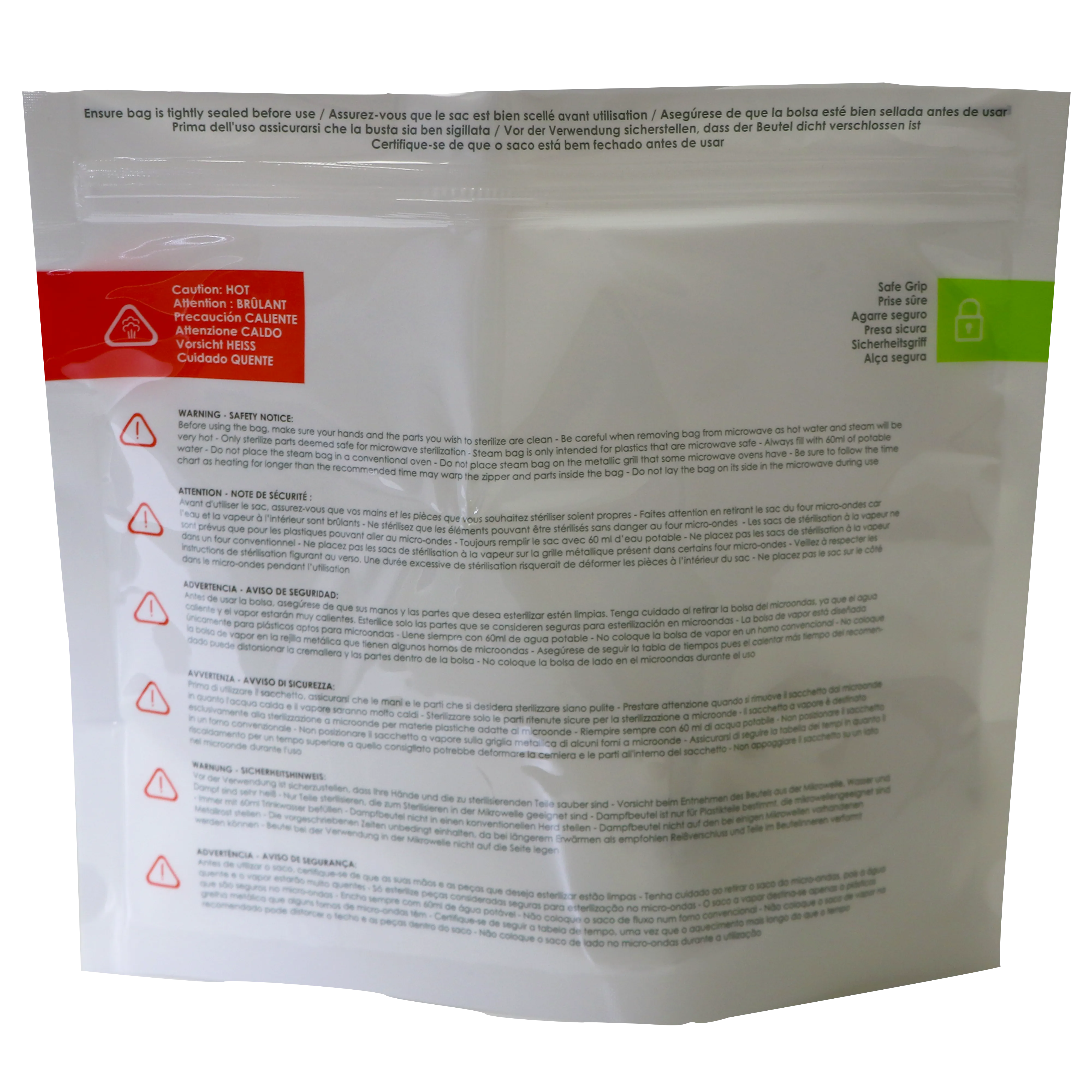 Steäm: Microwave Quick-Steam Sterilizer Bags 