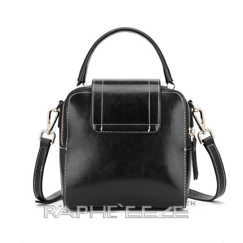 Stylish Tweed Bags for Women - Black Mini Sized Handbag