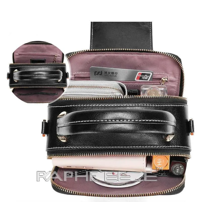 Stylish Tweed Bags for Women - Black Mini Sized Handbag