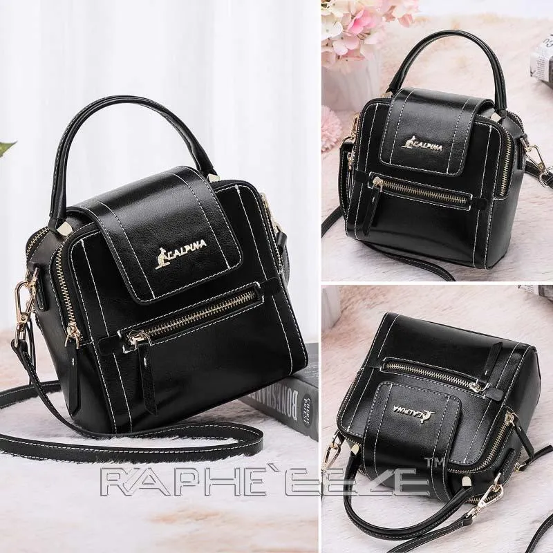 Stylish Tweed Bags for Women - Black Mini Sized Handbag
