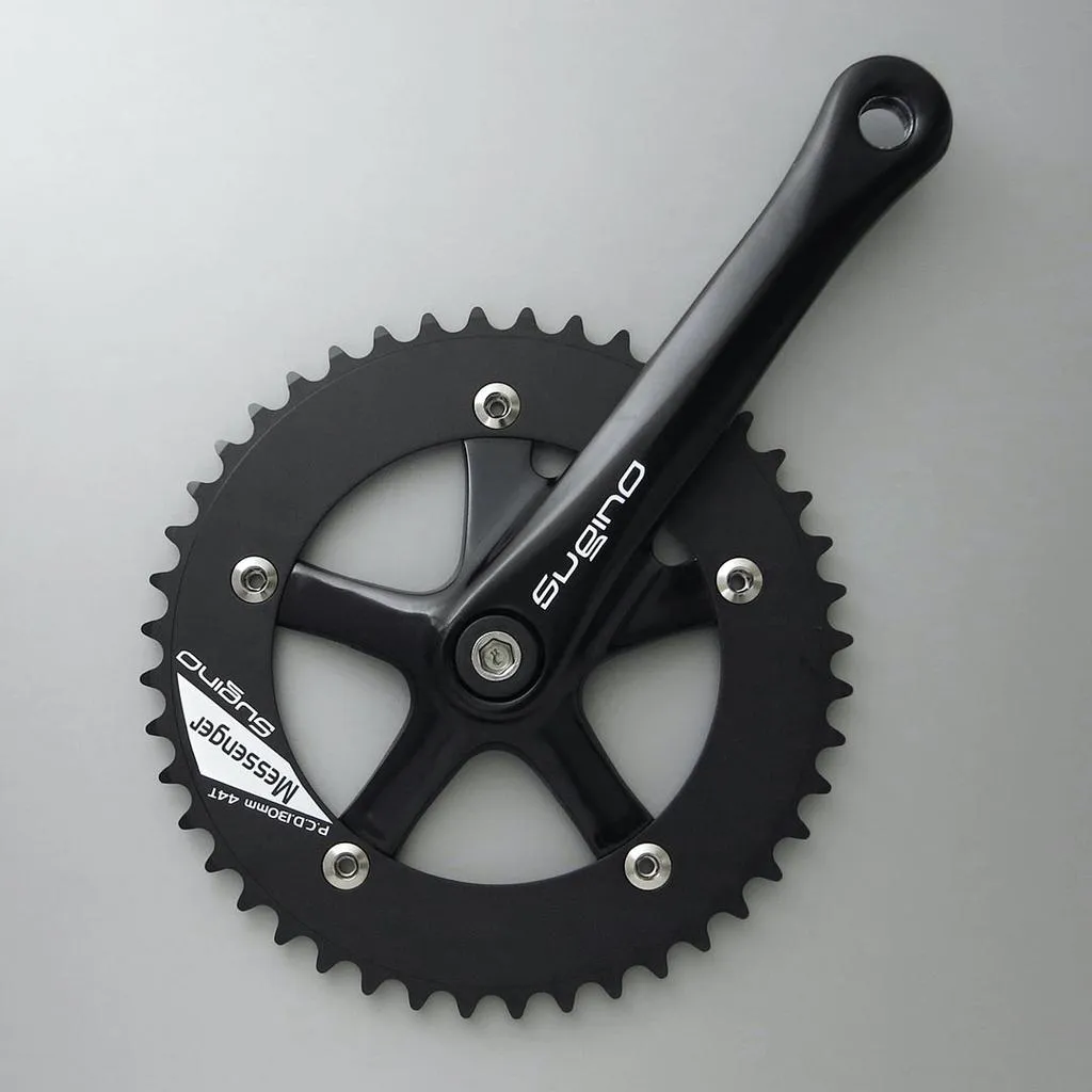 Sugino RD2 Messenger Crankset - 48T - Black