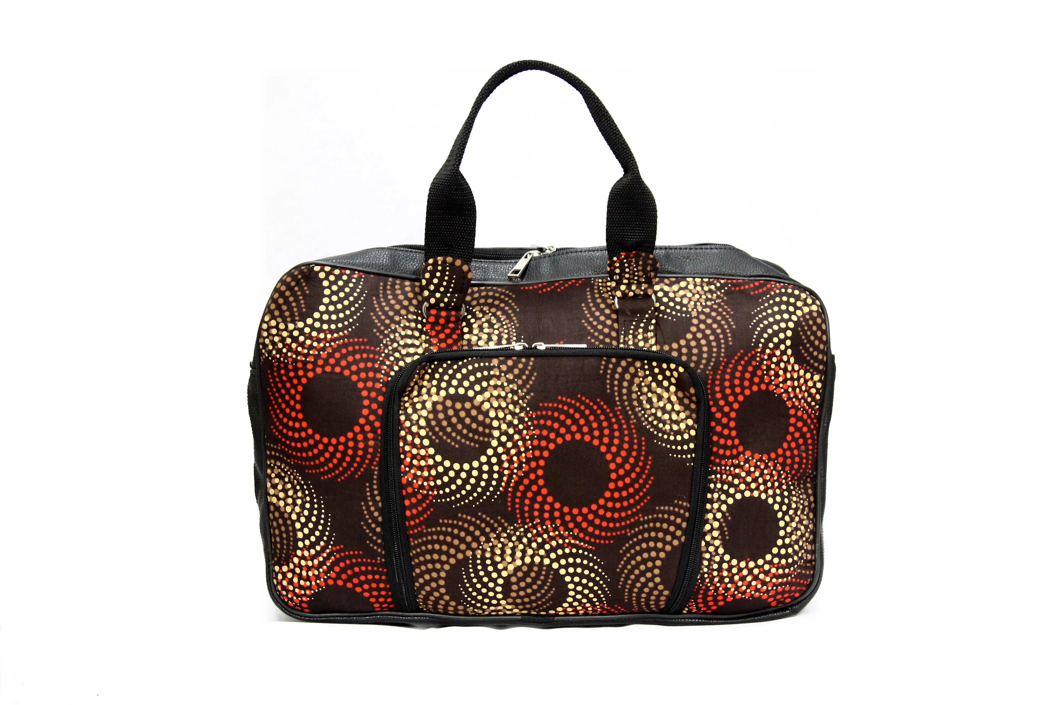 Swirl Laptop Ankara Bag
