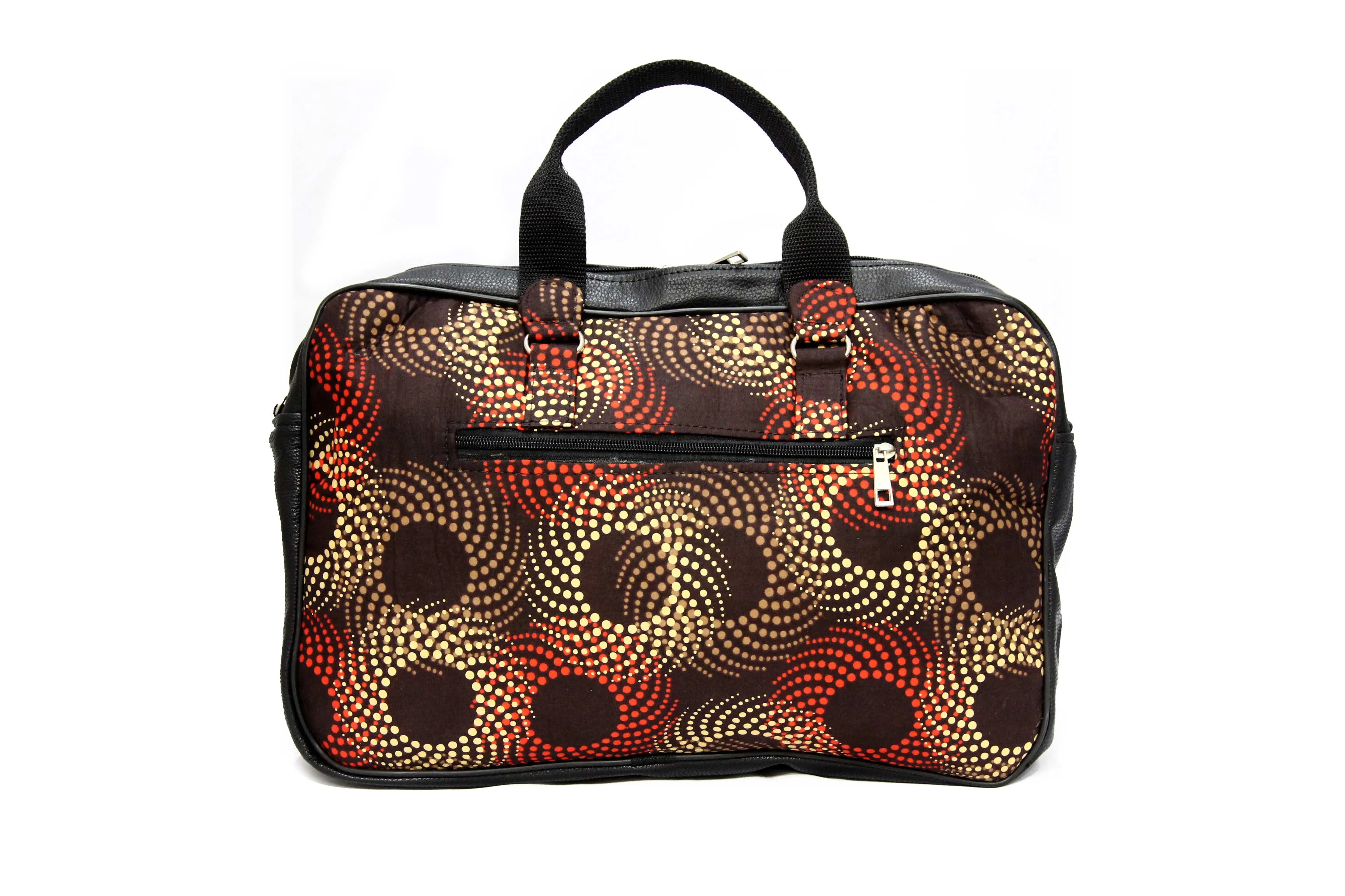 Swirl Laptop Ankara Bag