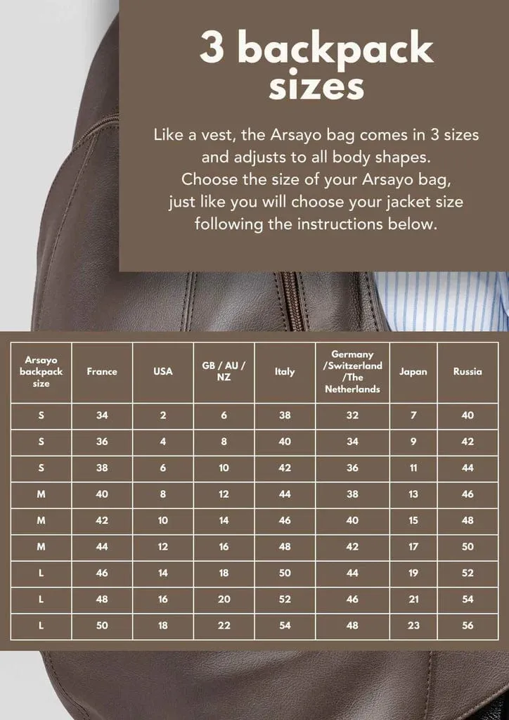The Original Vegan Leather Backpack | Dark Brown