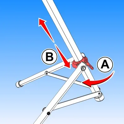 Unior BikeGator Auto Adjustable Repair Stand