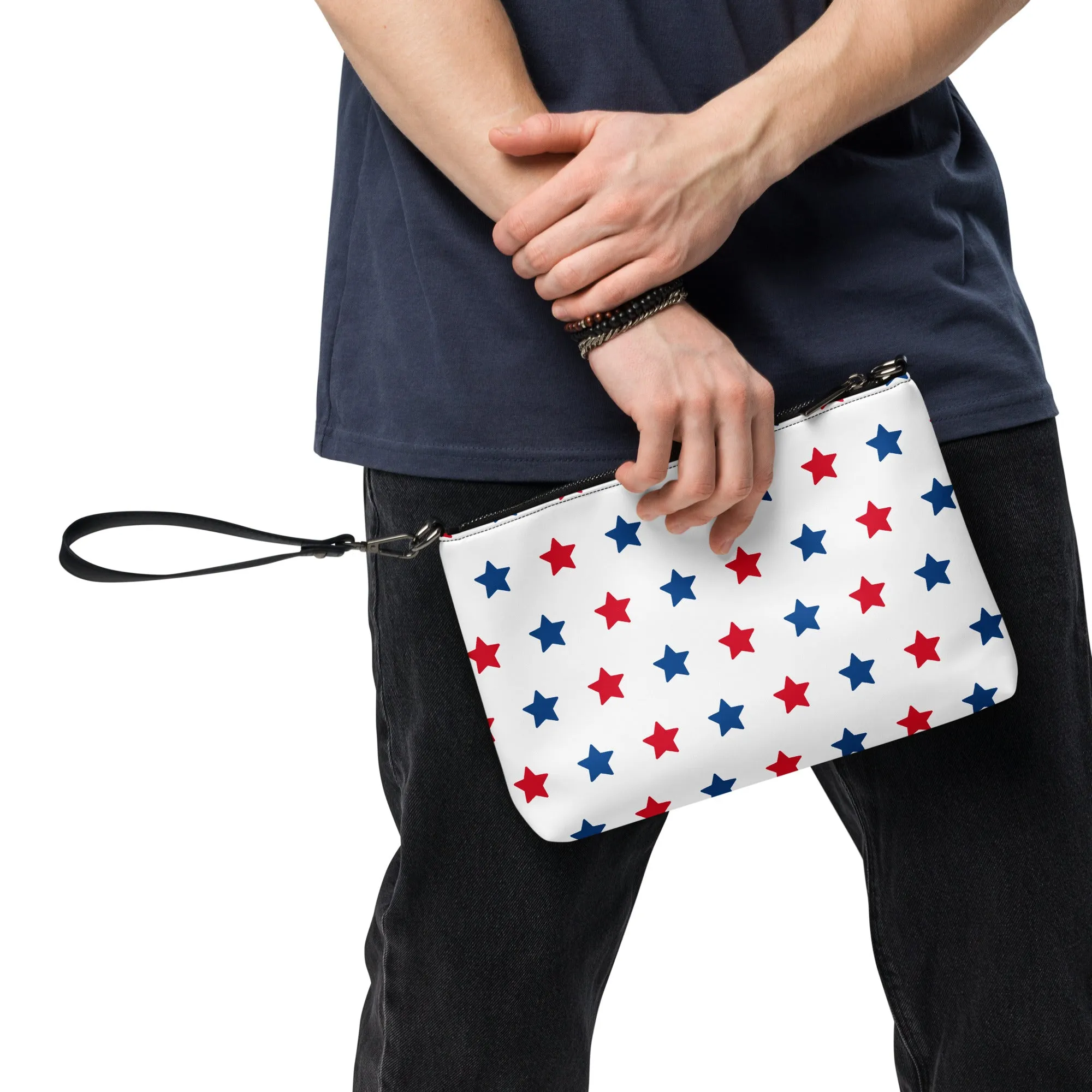 USA American Flag Patriotic 2-Sided Crossbody Bag