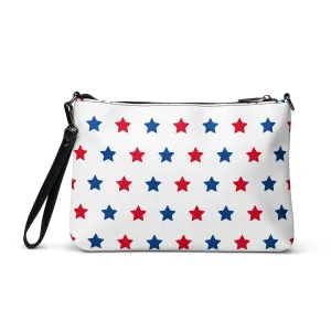 USA American Flag Patriotic 2-Sided Crossbody Bag