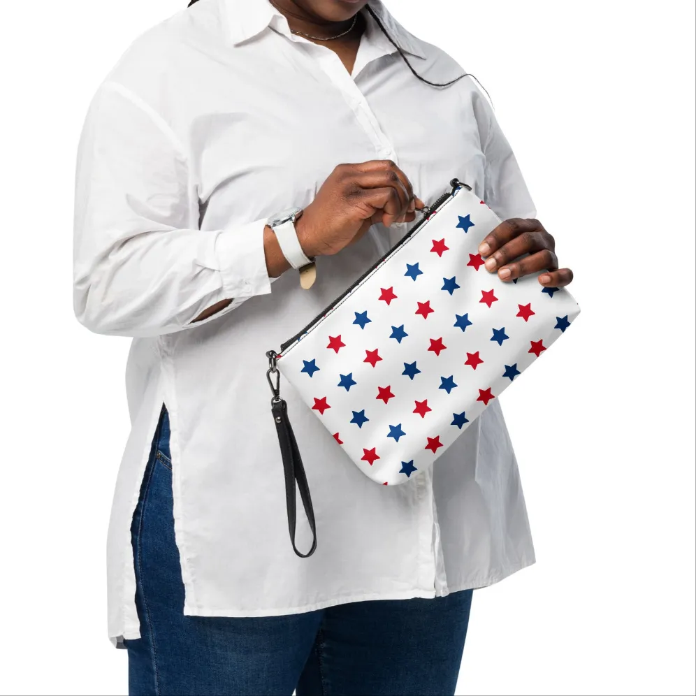 USA American Flag Patriotic 2-Sided Crossbody Bag