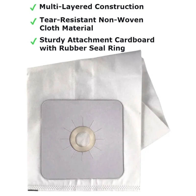 Vacuflo HP DB series Central Vacuum HEPA Bags - 10 Pack