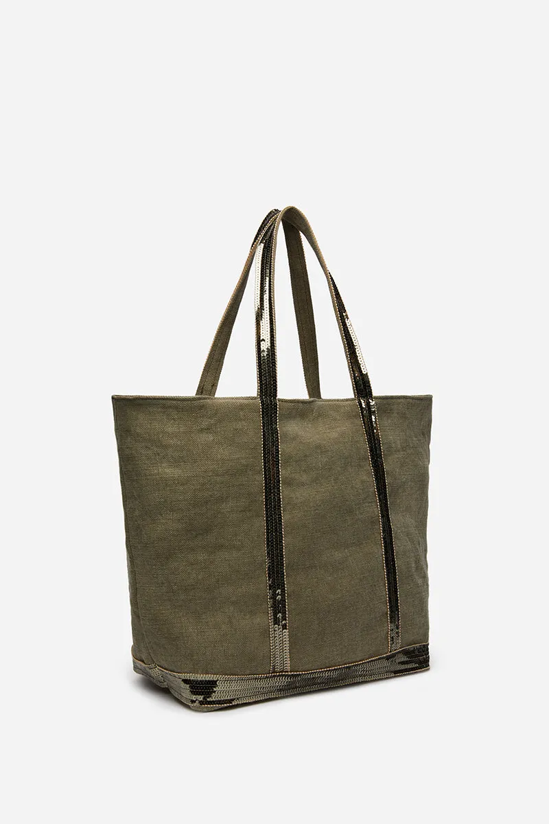 VB - Cabas Linen Tote | Kaki