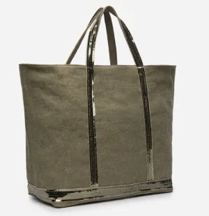 VB - Cabas Linen Tote | Kaki