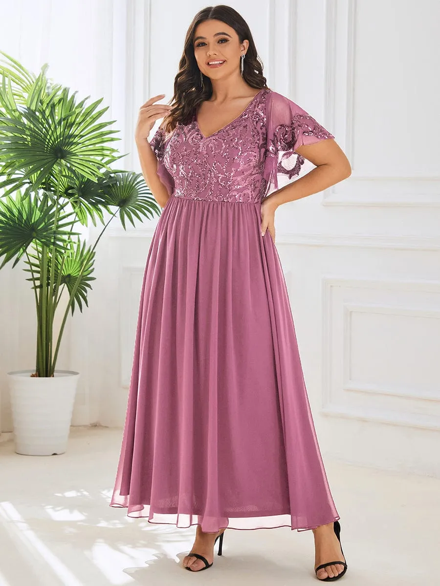 Virginia ankle length dress in dusky rose size 8 Express NZ wide