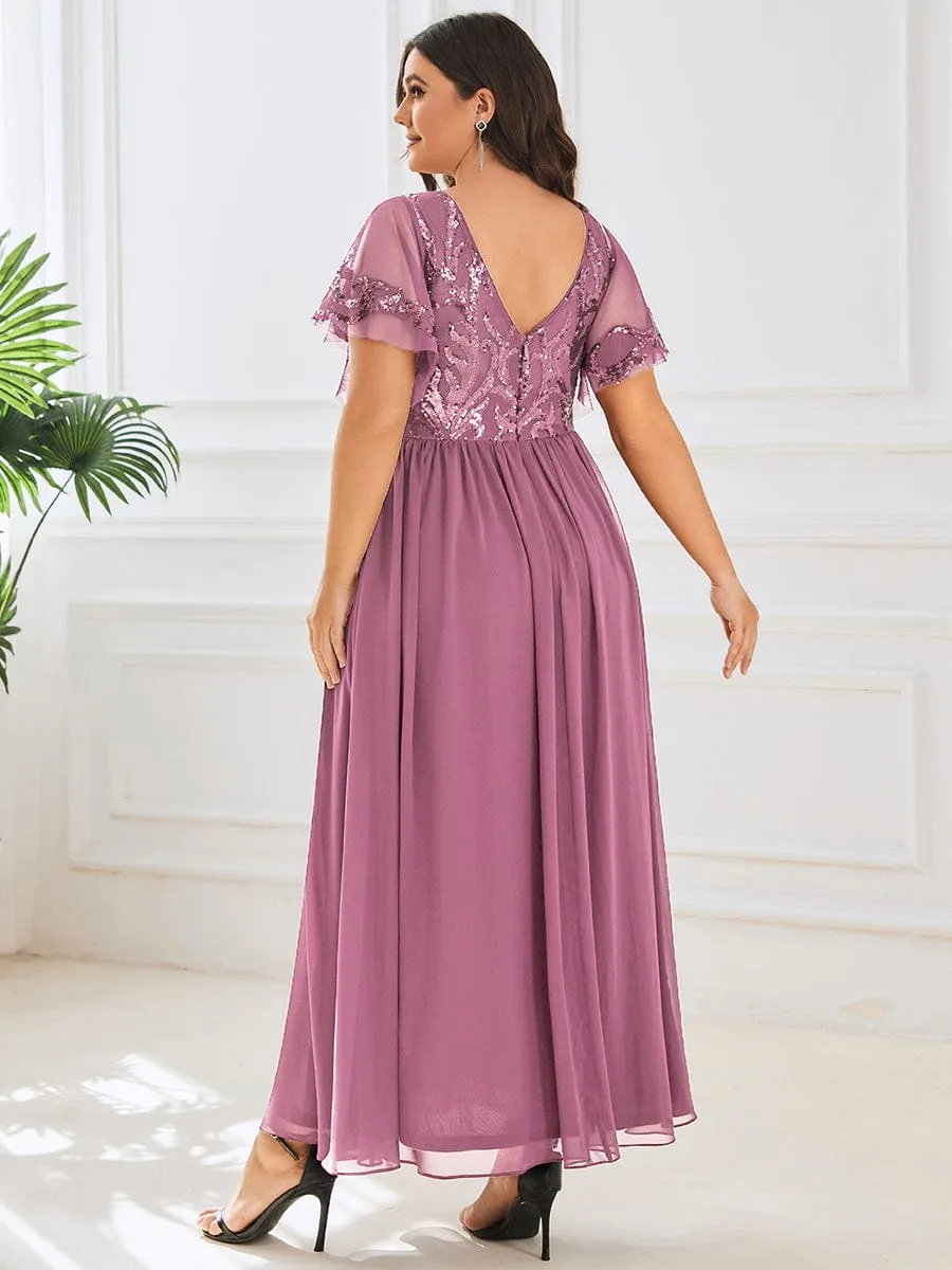 Virginia ankle length dress in dusky rose size 8 Express NZ wide