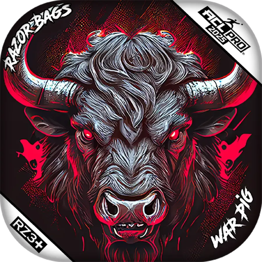 War Pig | Buffalo Black Series | ACL PRO Razor Cornhole Bags