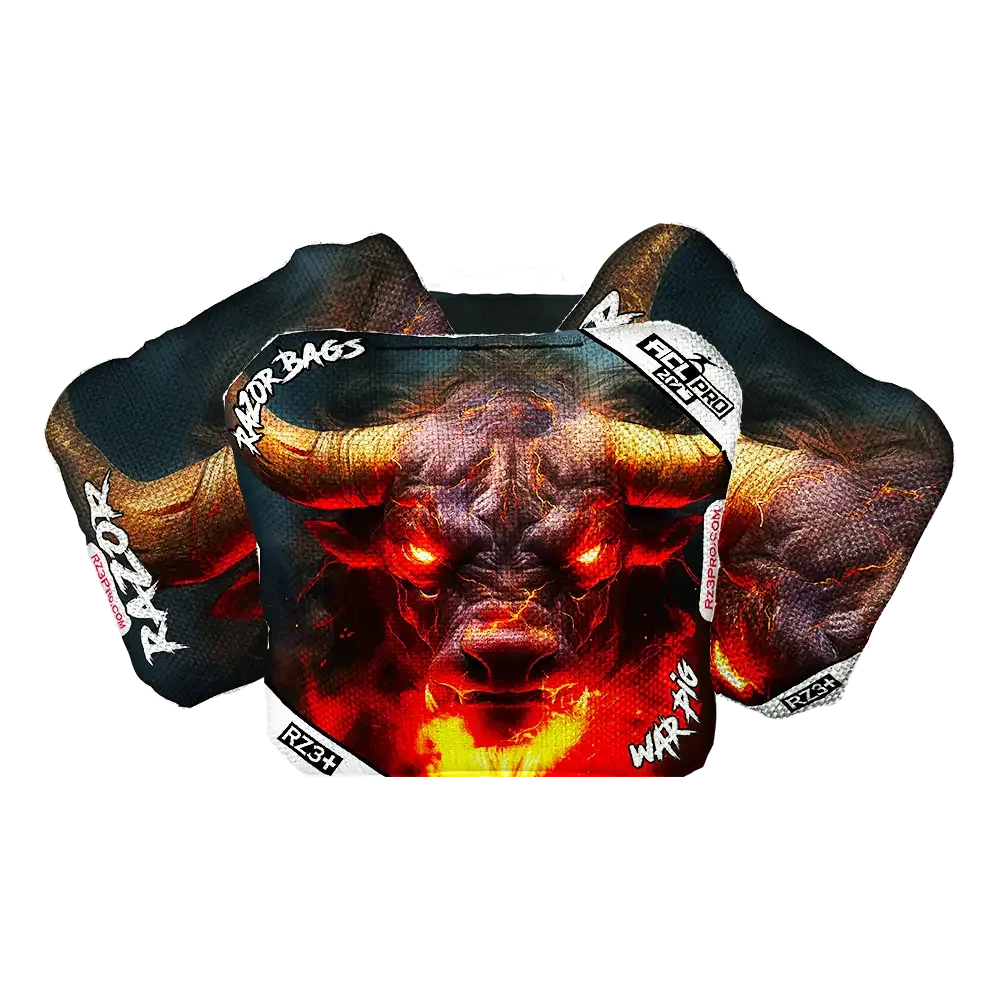 War Pig | Fire Buffalo 2 | ACL PRO Razor Cornhole Bags