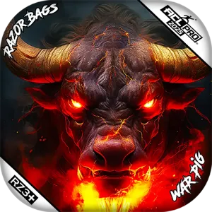 War Pig | Fire Buffalo 2 | ACL PRO Razor Cornhole Bags