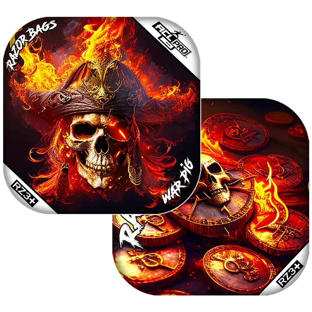 War Pig | Fire Pirate | ACL PRO Razor Cornhole Bags
