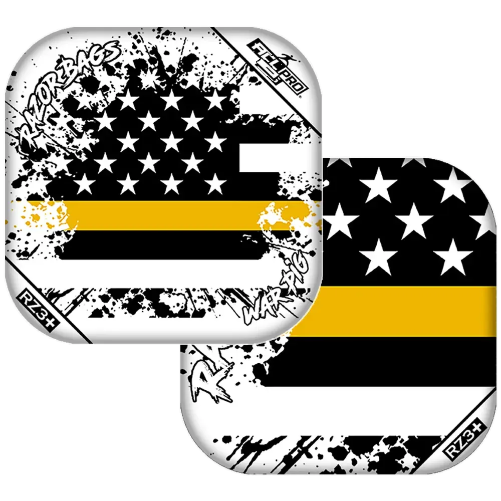 War Pig | Gold Line Flag | ACL PRO Razor Cornhole Bags