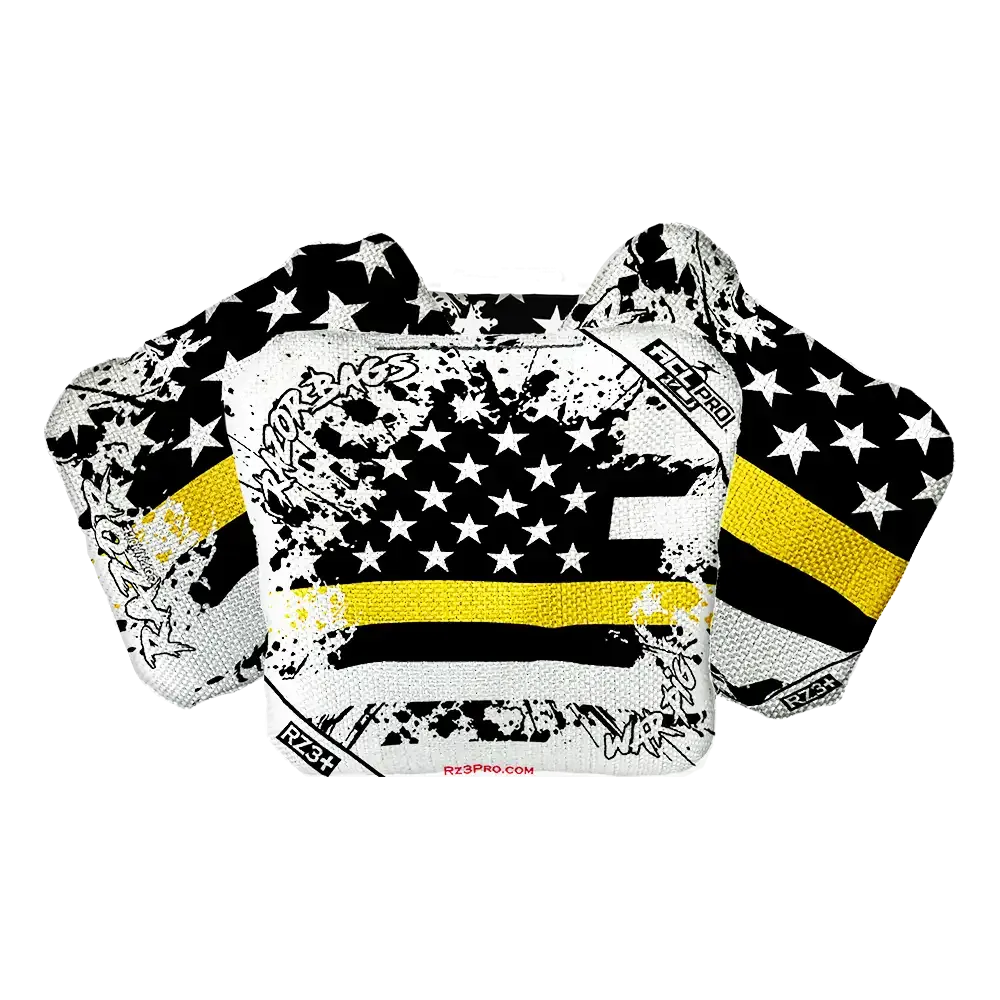 War Pig | Gold Line Flag | ACL PRO Razor Cornhole Bags