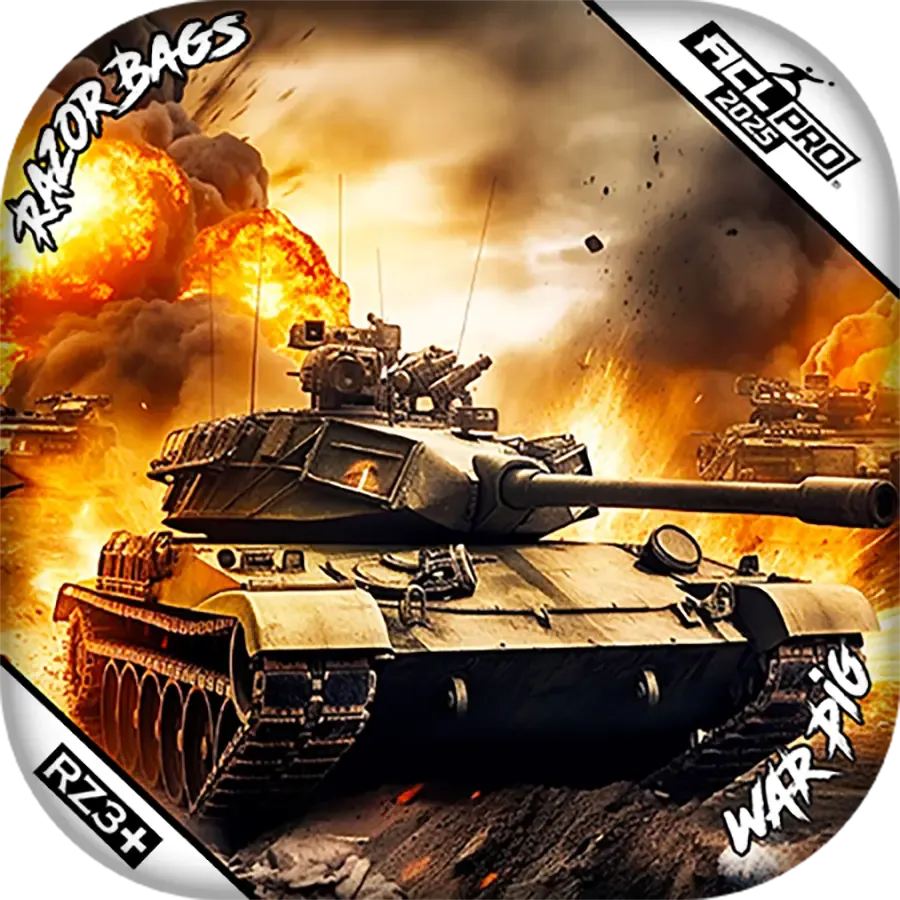 War Pig | Hero Tank | ACL PRO Razor Cornhole Bags