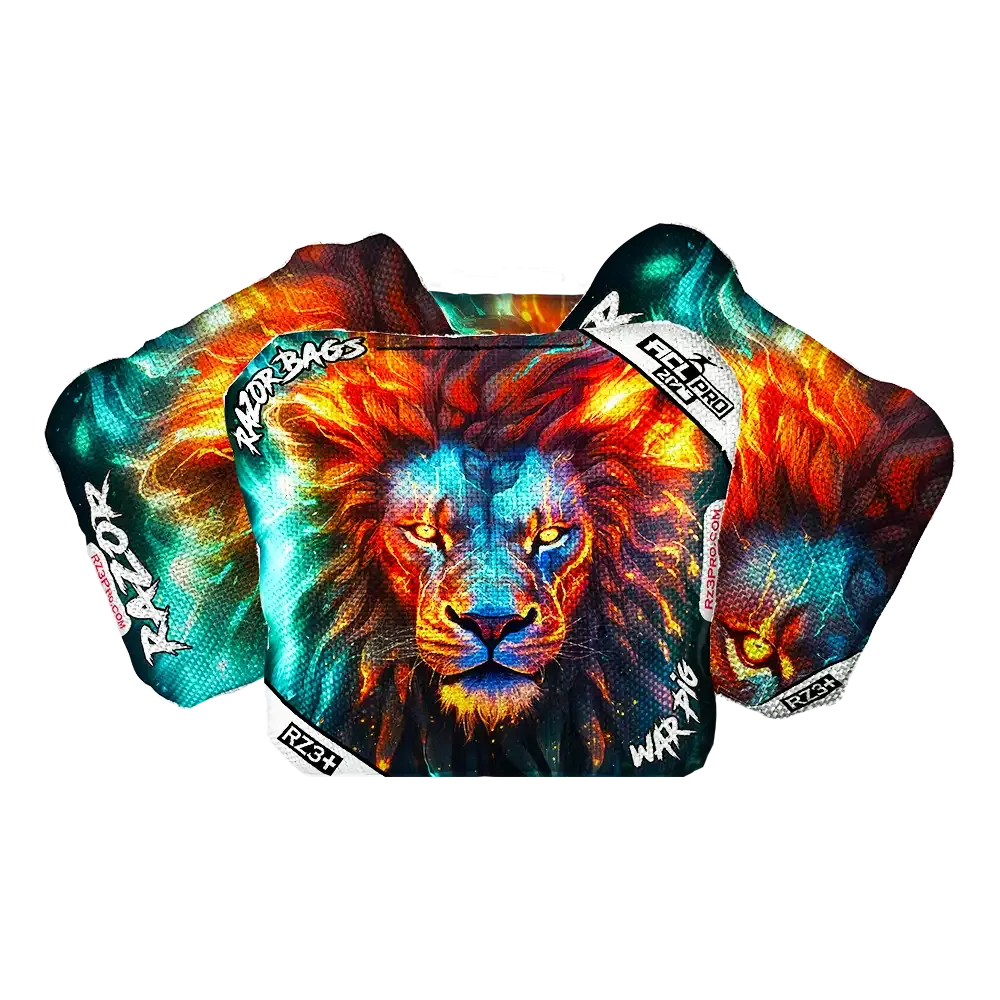 War Pig | Lion Cosmos | ACL PRO Razor Cornhole Bags