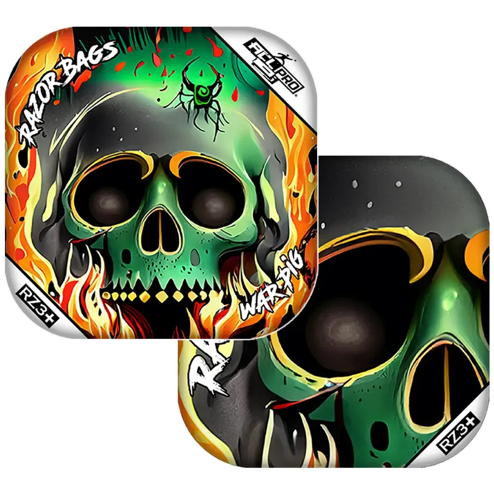 War Pig | Nuclear Skull | ACL PRO Razor Cornhole Bags