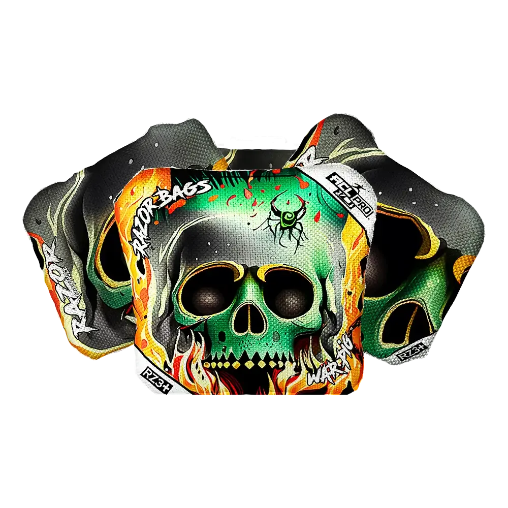 War Pig | Nuclear Skull | ACL PRO Razor Cornhole Bags