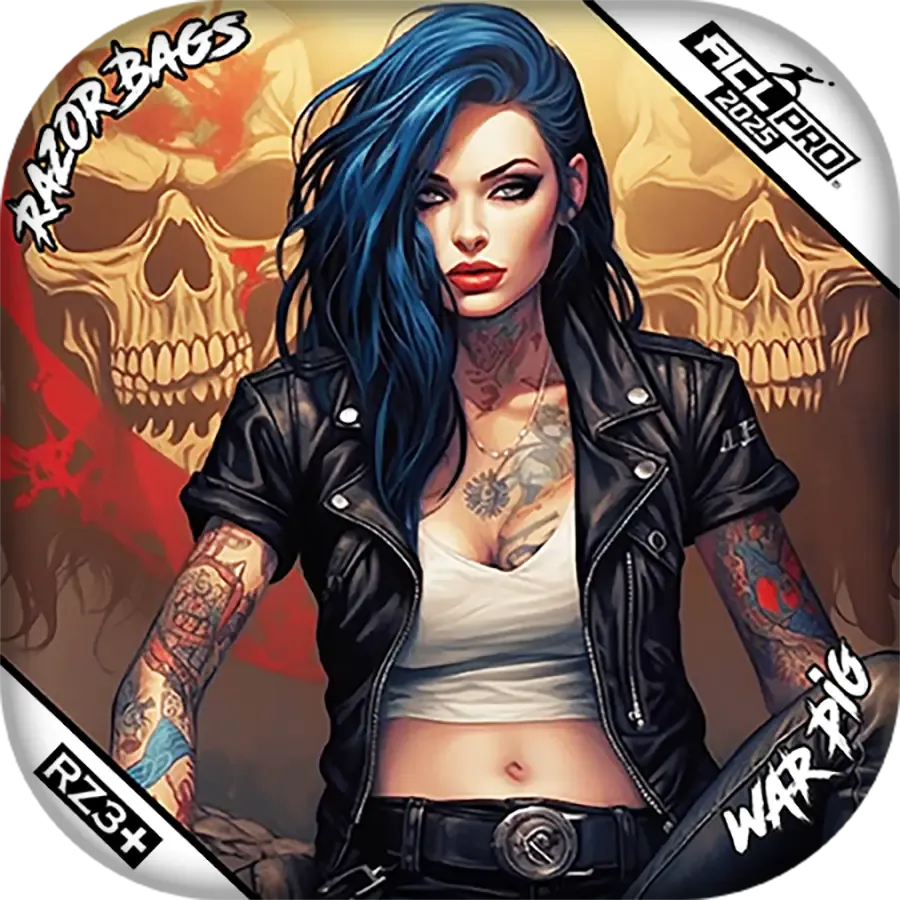 War Pig | Woman Skulls | ACL PRO Razor Cornhole Bags