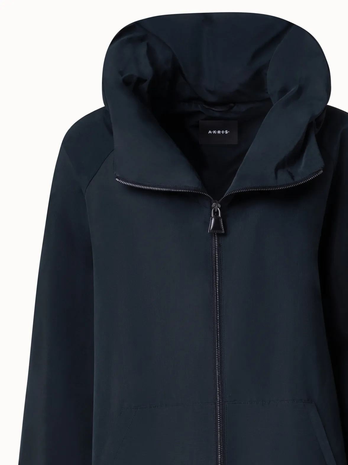 Water-Repellent Silk Taffeta Parka