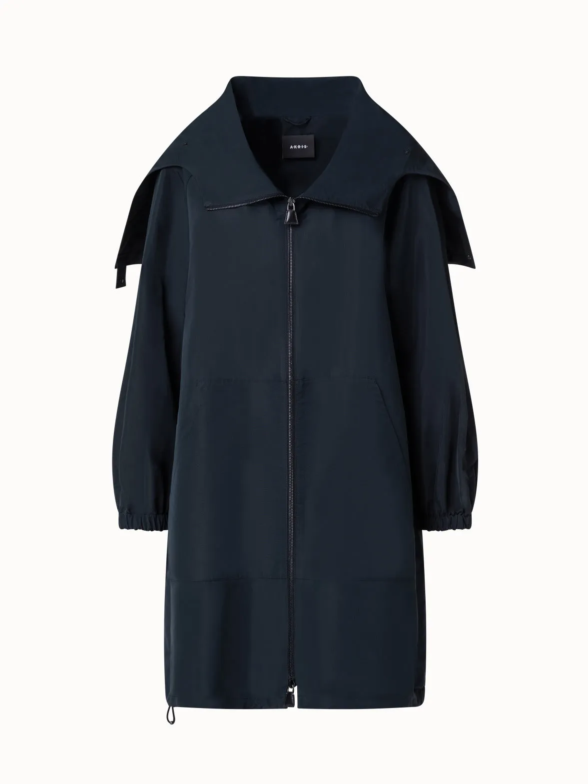 Water-Repellent Silk Taffeta Parka