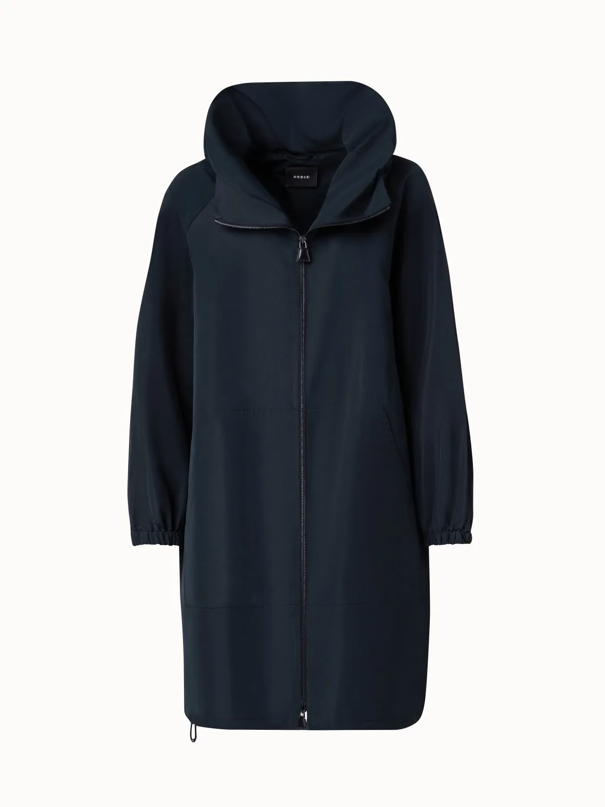 Water-Repellent Silk Taffeta Parka