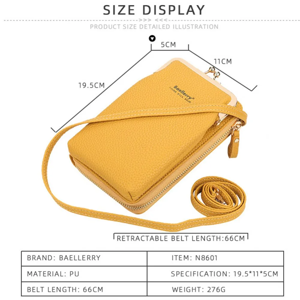 Women Crossbody Faux Leather Mini  Messenger Bag -green