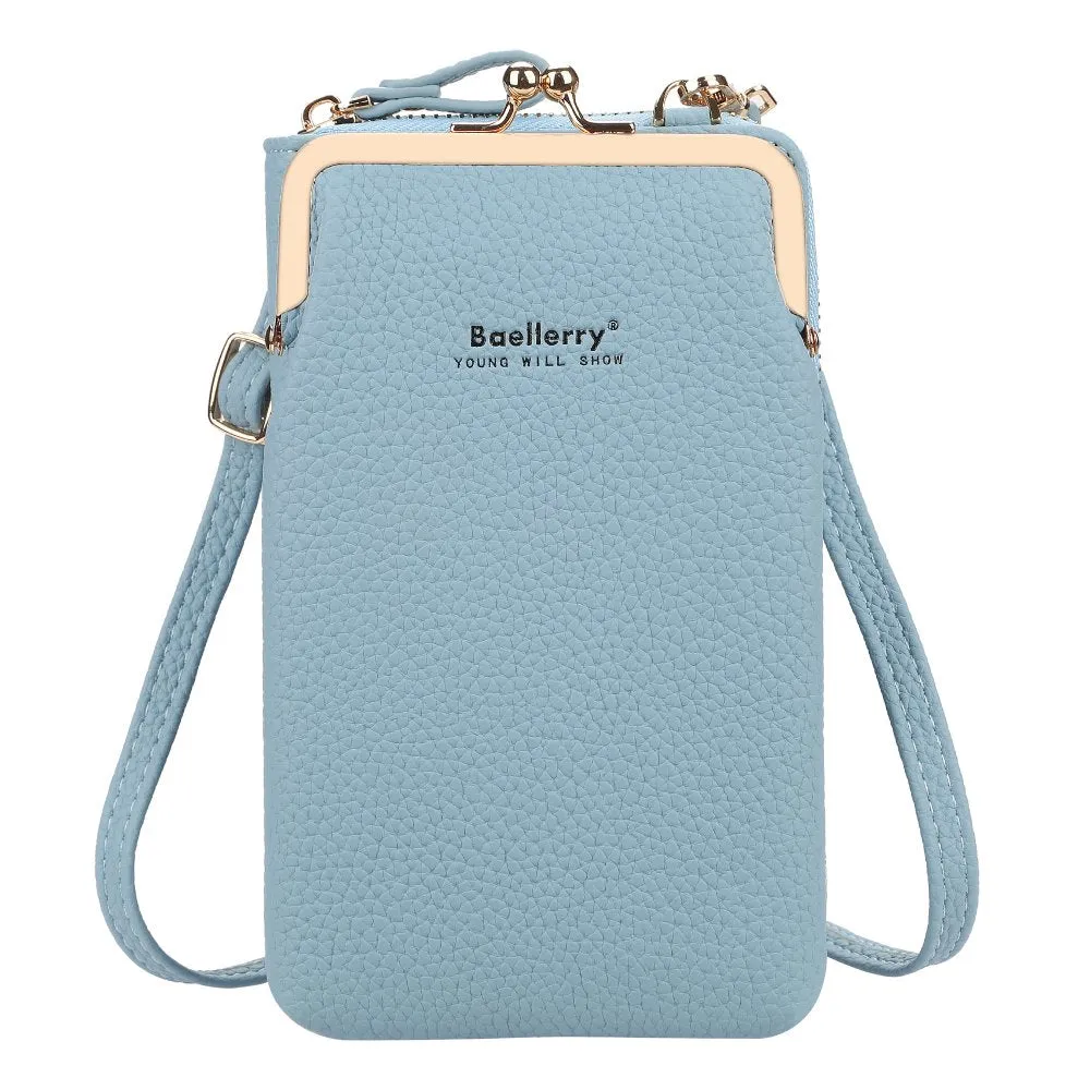 Women Crossbody Faux Leather Mini  Messenger Bag -green