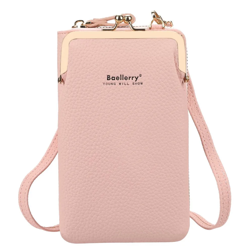 Women Crossbody Faux Leather Mini  Messenger Bag -green