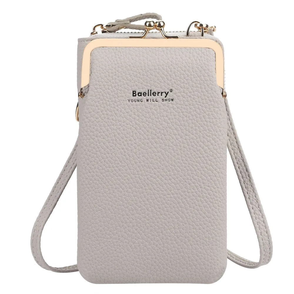 Women Crossbody Faux Leather Mini  Messenger Bag -green