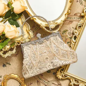 Womens Evening Clutch Bags Vintage Beaded Clutch