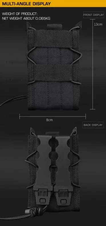 WST Tiger Type 5.56 Magazine Molle Pouch - Ranger Green