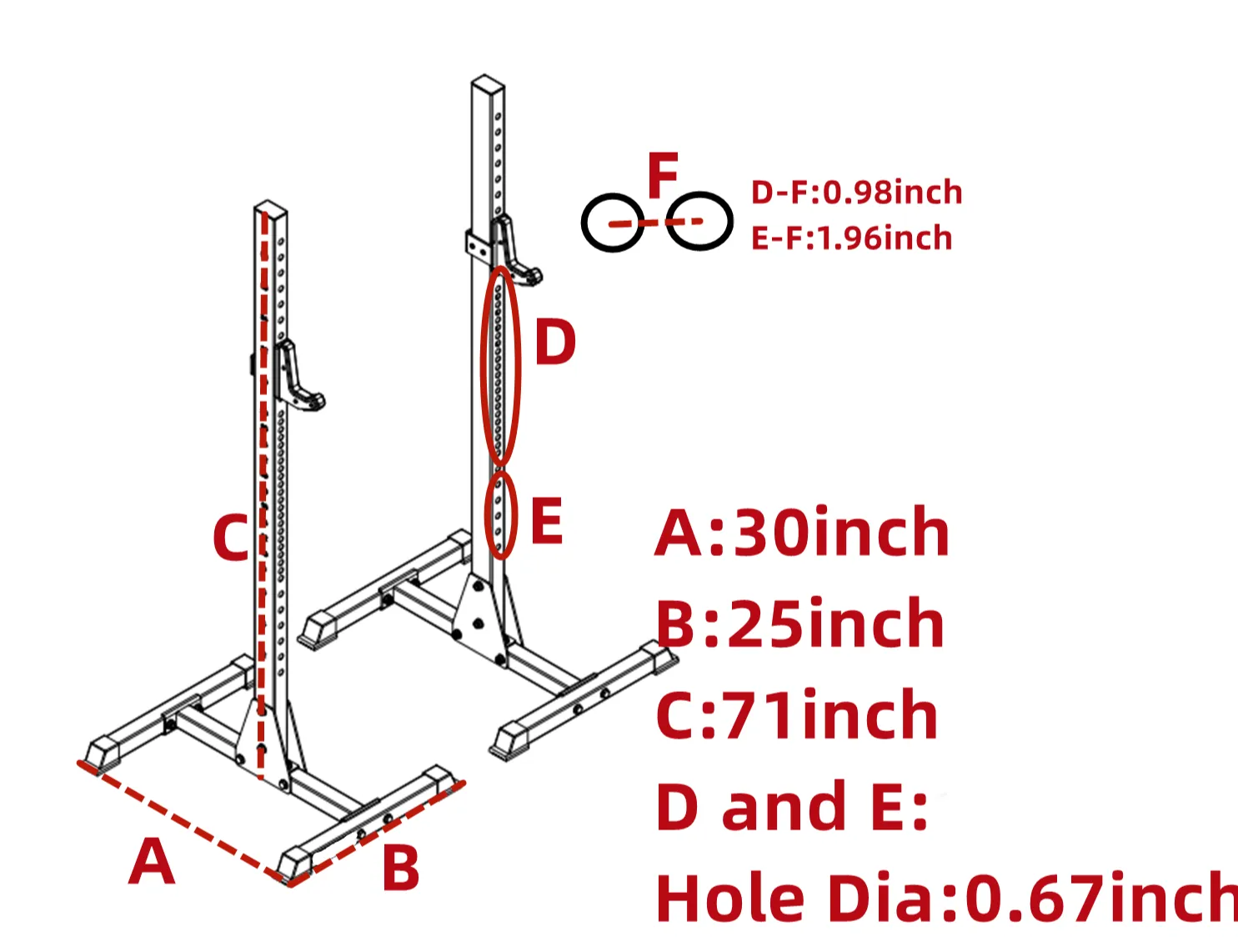 Zenith ZX800 Squat Stands